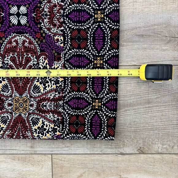 CHICO'S Womens Sz 3 (16/18) Multicolored Medallion Print Sheath Dress Lined Ikat - Picture 13 of 14